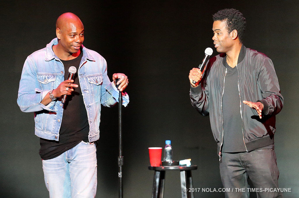 Dave Chappelle surprise co-stars in Chris Rock's 1st night in New Orleans